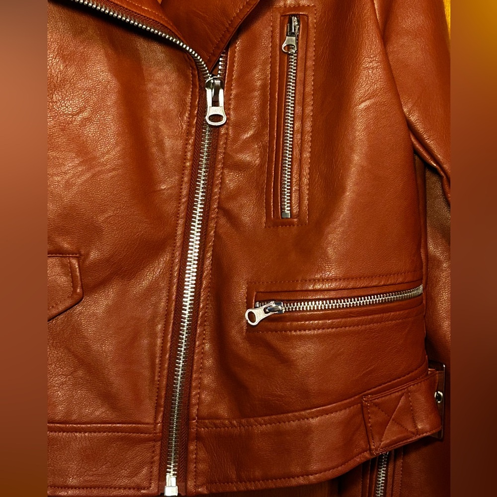 Love Notes Women's Faux Leather Jacket - Picture 4 of 4